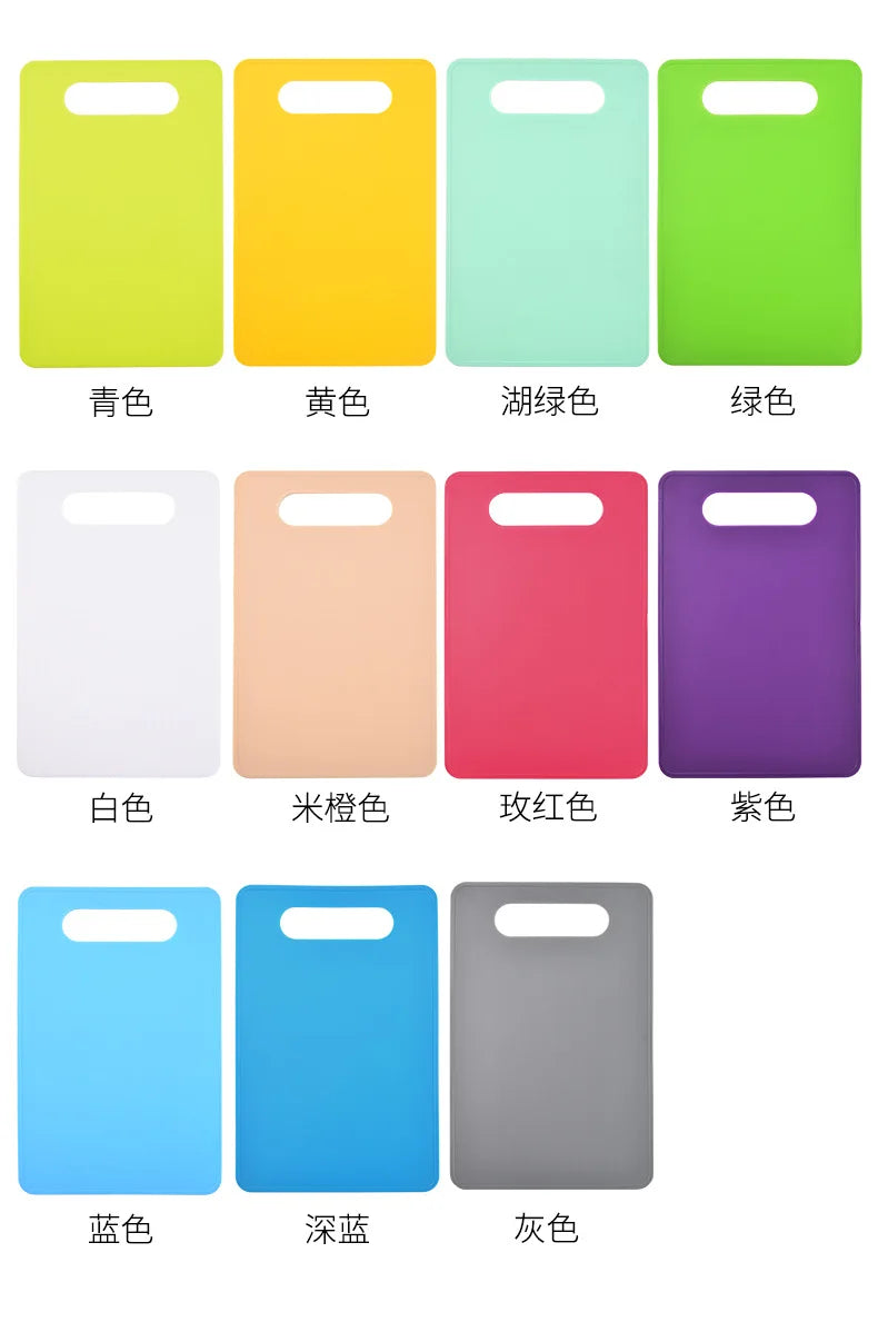 PP Small Chopping Board Plastic Cutting Foods Outdoors Camping Blocks Kitchen Gadget Non-slip Fruit Vegetable Tools Accessories