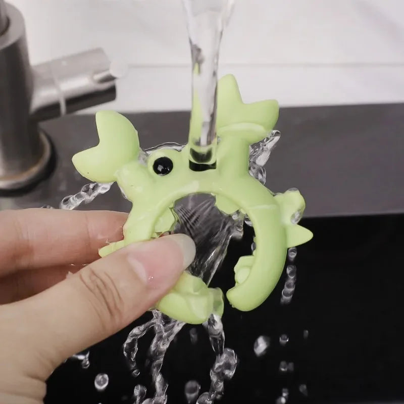 6/1PCS Multifunctional Spatula Holder Small Crab Spatula Holder Anti Scalding Overflow Pot Clip Spoon Holder Clip Kitchen Gadget