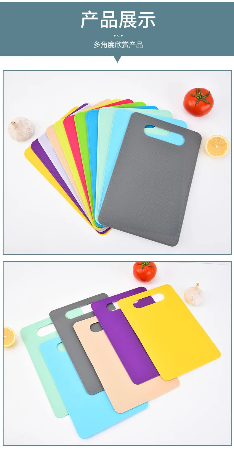 PP Small Chopping Board Plastic Cutting Foods Outdoors Camping Blocks Kitchen Gadget Non-slip Fruit Vegetable Tools Accessories