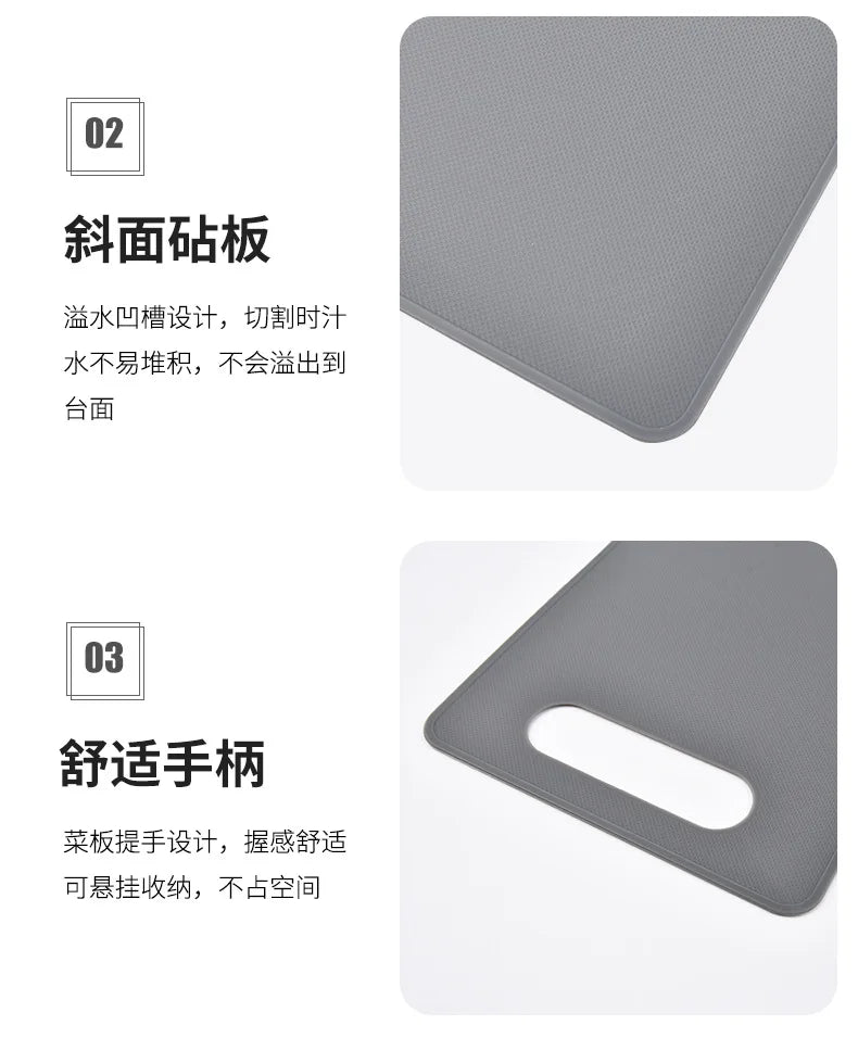 PP Small Chopping Board Plastic Cutting Foods Outdoors Camping Blocks Kitchen Gadget Non-slip Fruit Vegetable Tools Accessories