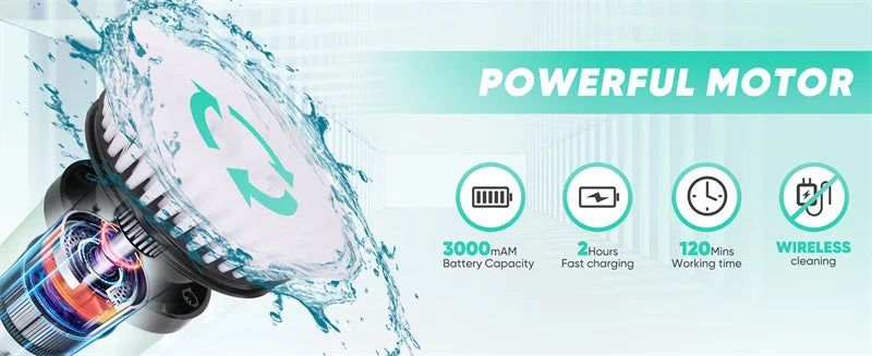 9-in-1 Electric Cleaning Brush Electric Spin Cleaning Scrubber Electric Cleaning Tools Parlour Kitchen Bathroom Cleaning Gadgets