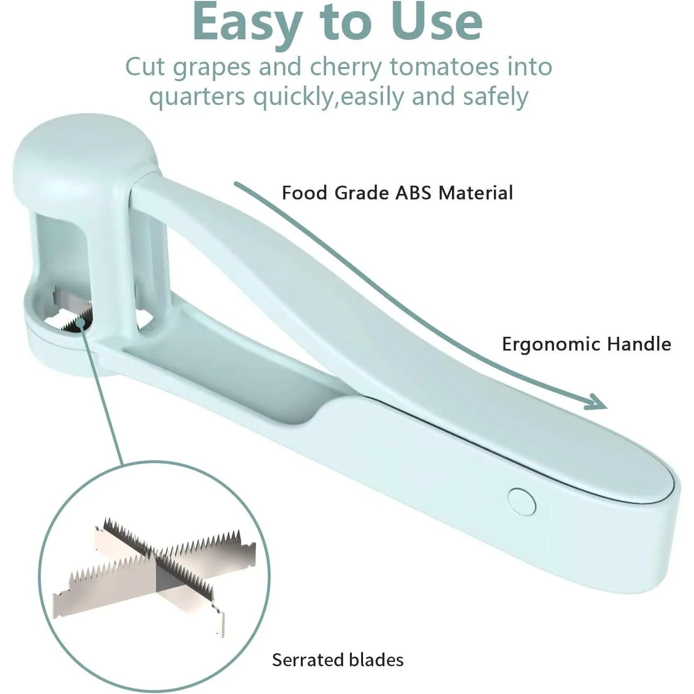 Grape Cutter Kitchen Gadgets Fruit Slicer Convenient for Cutting Small Fruits Easy for Children To Eat