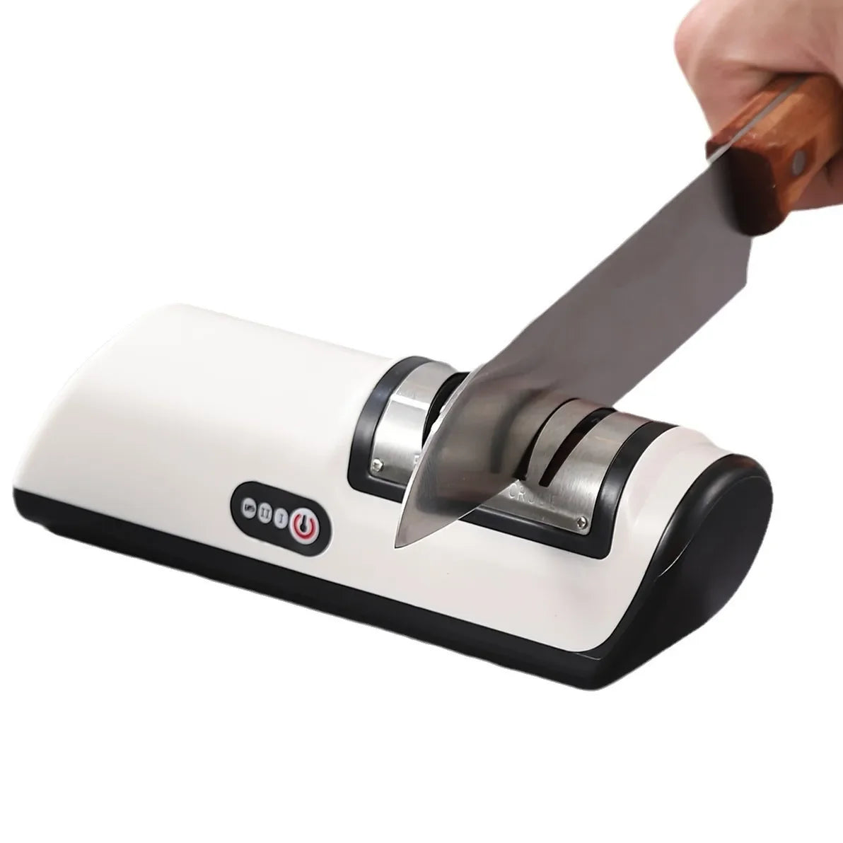 Electric Knife Sharpener Household Whetstone Kitchen Gadget Multifunctional Fully Automatic Rechargeable Small Knife Sharpener