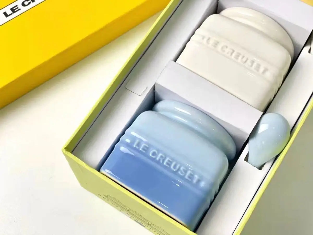 Salt And Pepper Jar Set Ceramic Organizer Small Things Herb Shakers Sugar Spice Jars With Spoon Cover Cozinha Kitchen Gadgets